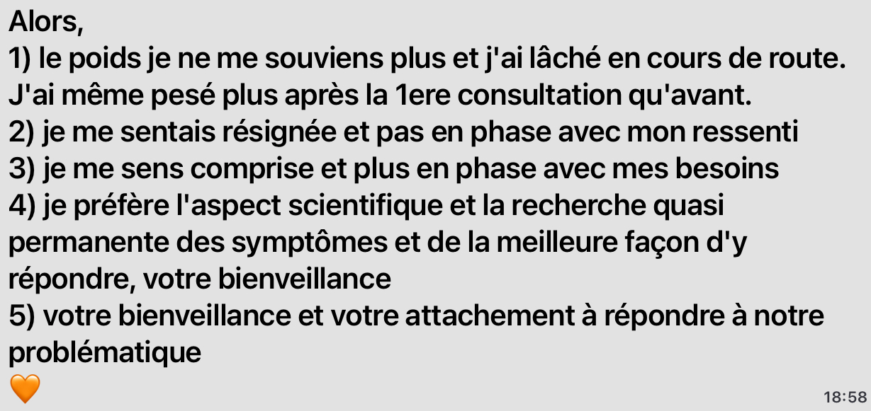 Témoignage programme perte de poids SOPK